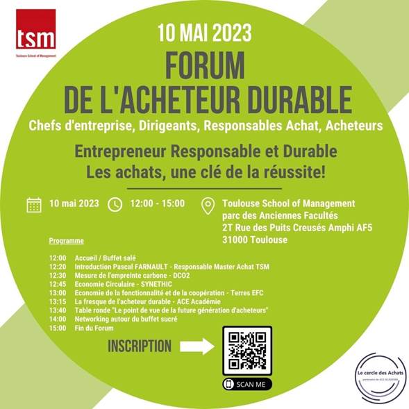 Forum de l'Acheteur Durable - TOULOUSE - 10 mai 2023
