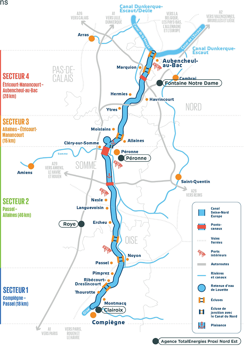 Notre présence sur le tracé du chantier