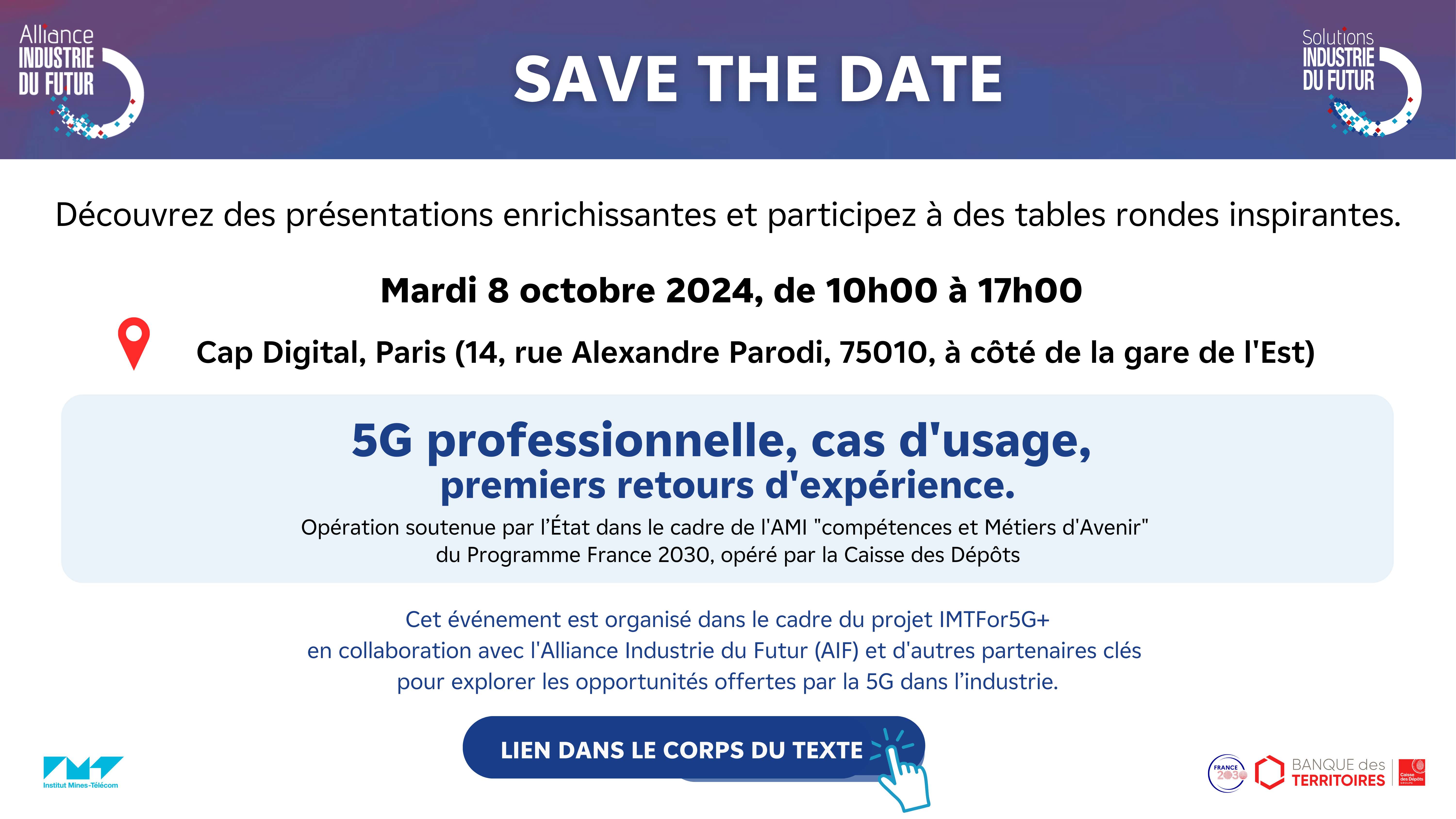 SAVE THE DATE - 5G professionnelle