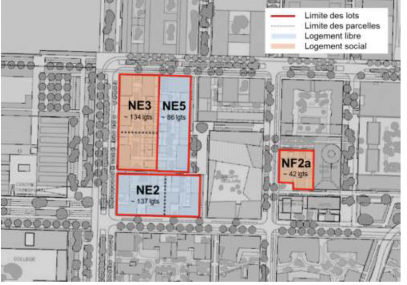 A l’ouest de la ZAC de Moulon, les consultations sont en cours pour réaliser un programme de 400 logements divisé en 4 lots.  