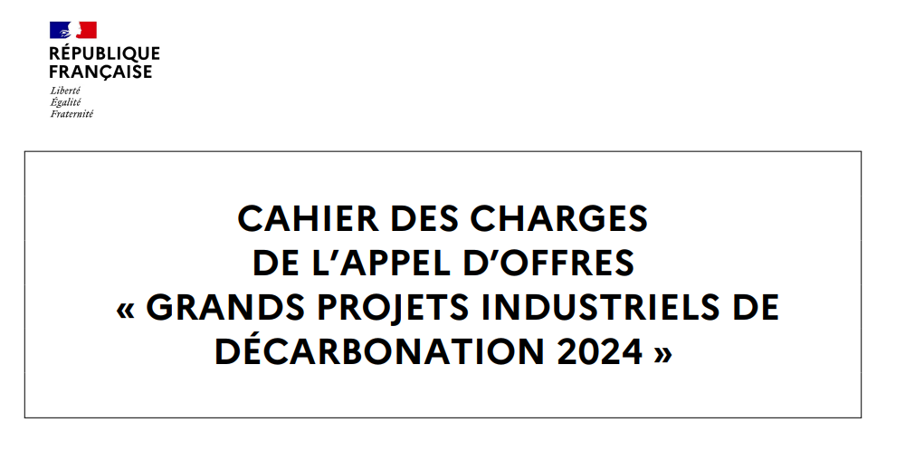 ADEME CAHIER DES CHARGES