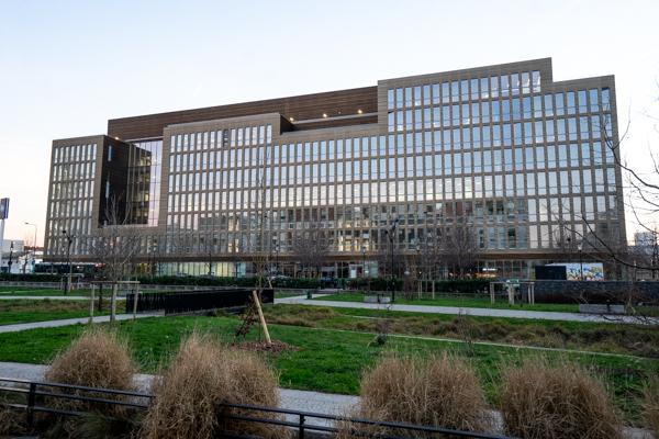 Le jardin de la place du Front populaire. © JGP