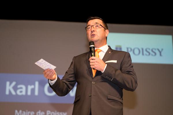 Karl Olive, maire de Poissy. © Jgp